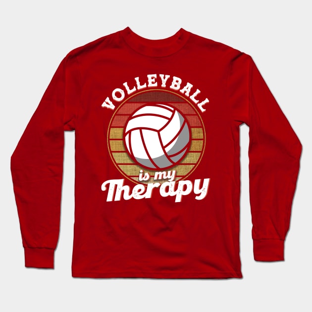 Training Sport Volleyball Long Sleeve T-Shirt by Toeffishirts